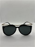 Occhiali da sole Saint Laurent Donna SL M137 AMELIA001-BLACK-GOLD-BLACK55 - SL M137 AMELIA001-BLACK-GOLD-BLACK55